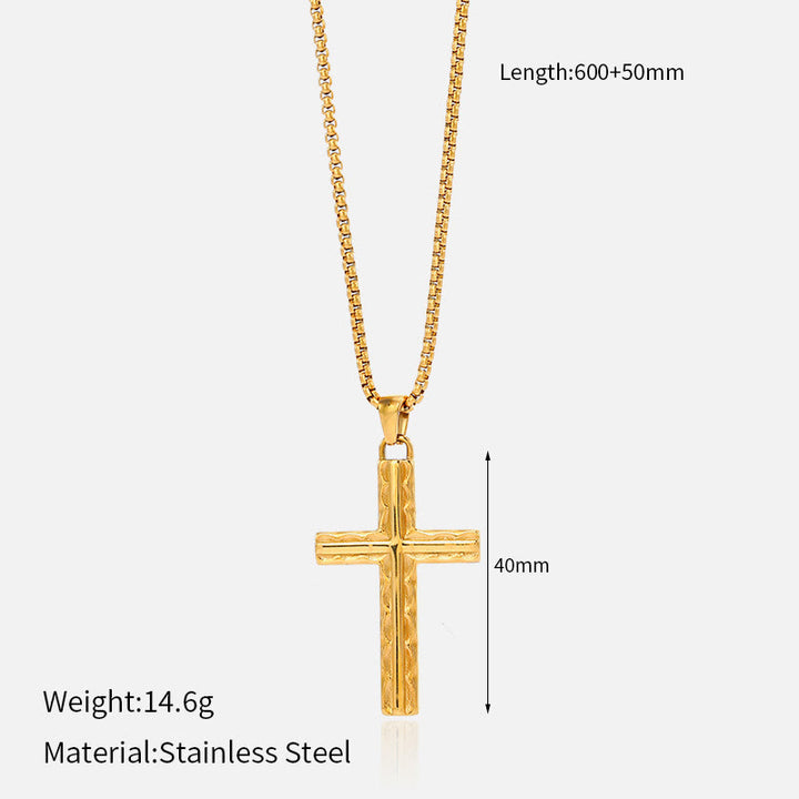 Christianartworkshop Collier croix multi-motifs : un rappel discret de sa fidélité - G - image 9