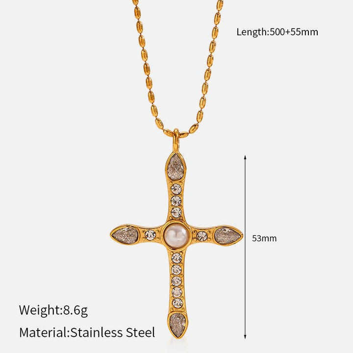 Christianartworkshop Collier croix multi-motifs : un rappel discret de sa fidélité - Q - image 19