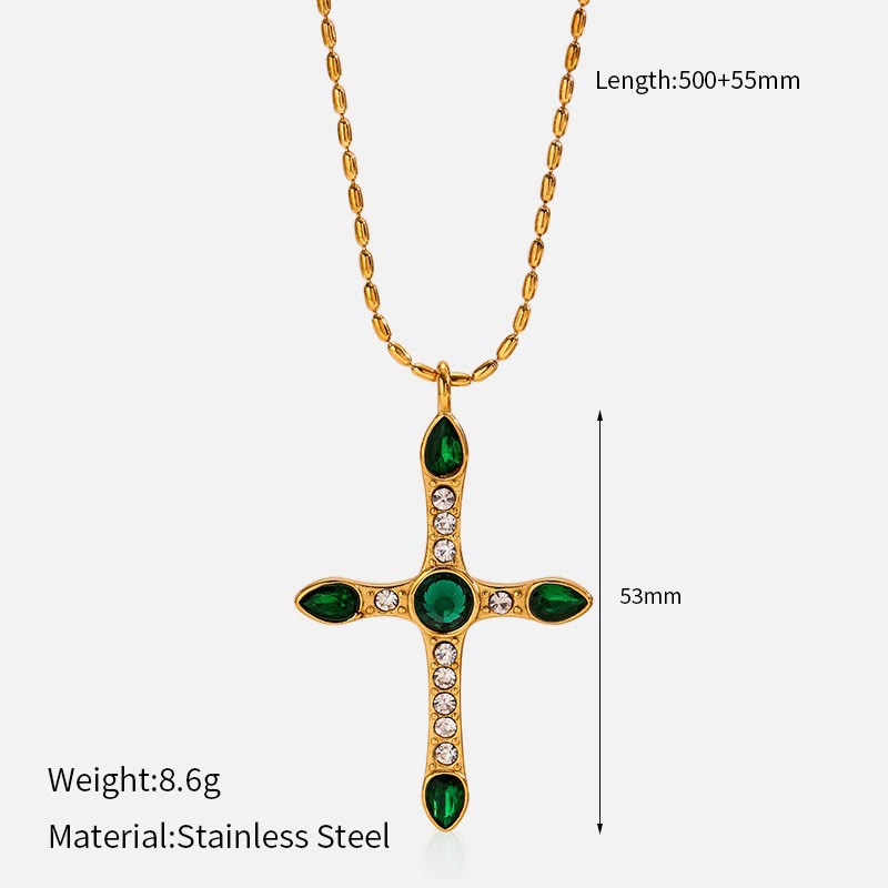 Christianartworkshop Collier croix multi-motifs : un rappel discret de sa fidélité - P - image 18