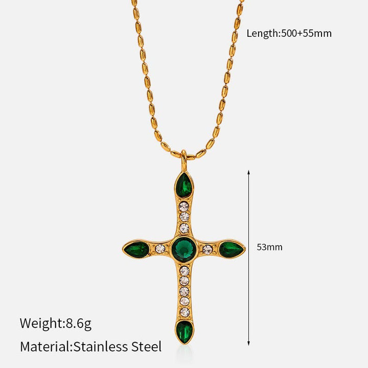 Christianartworkshop Collier croix multi-motifs : un rappel discret de sa fidélité - P - image 18