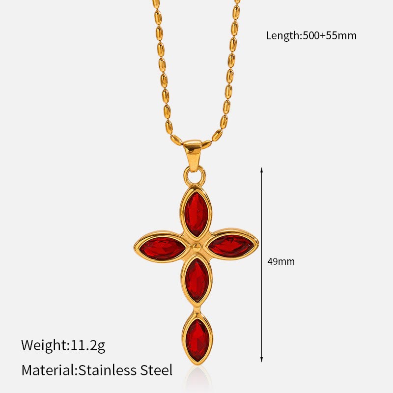 Christianartworkshop Collier croix multi-motifs : un rappel discret de sa fidélité - N - image 16