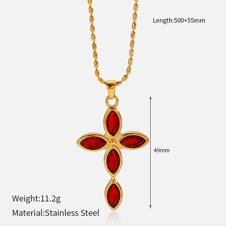Christianartworkshop Collier croix multi-motifs : un rappel discret de sa fidélité - N - image 16