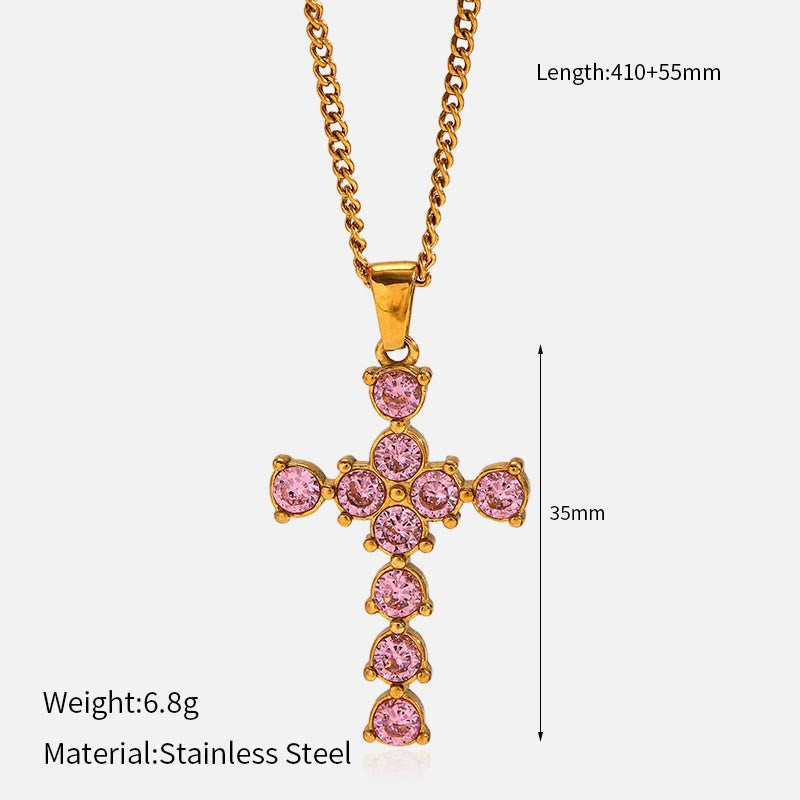 Christianartworkshop Collier croix multi-motifs : un rappel discret de sa fidélité - K - image 13
