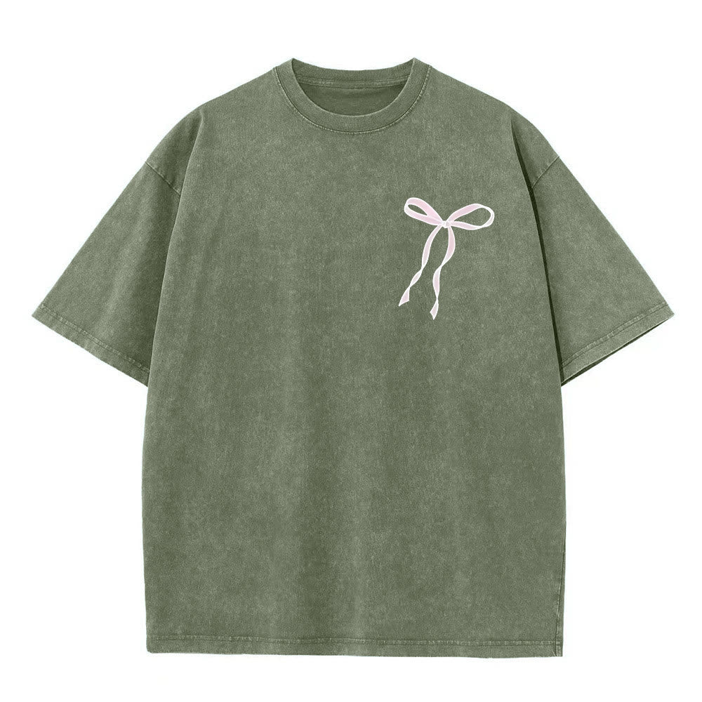 T-shirt unisexe délavé Christianartworkshop « La foi plutôt que la peur » - image 8