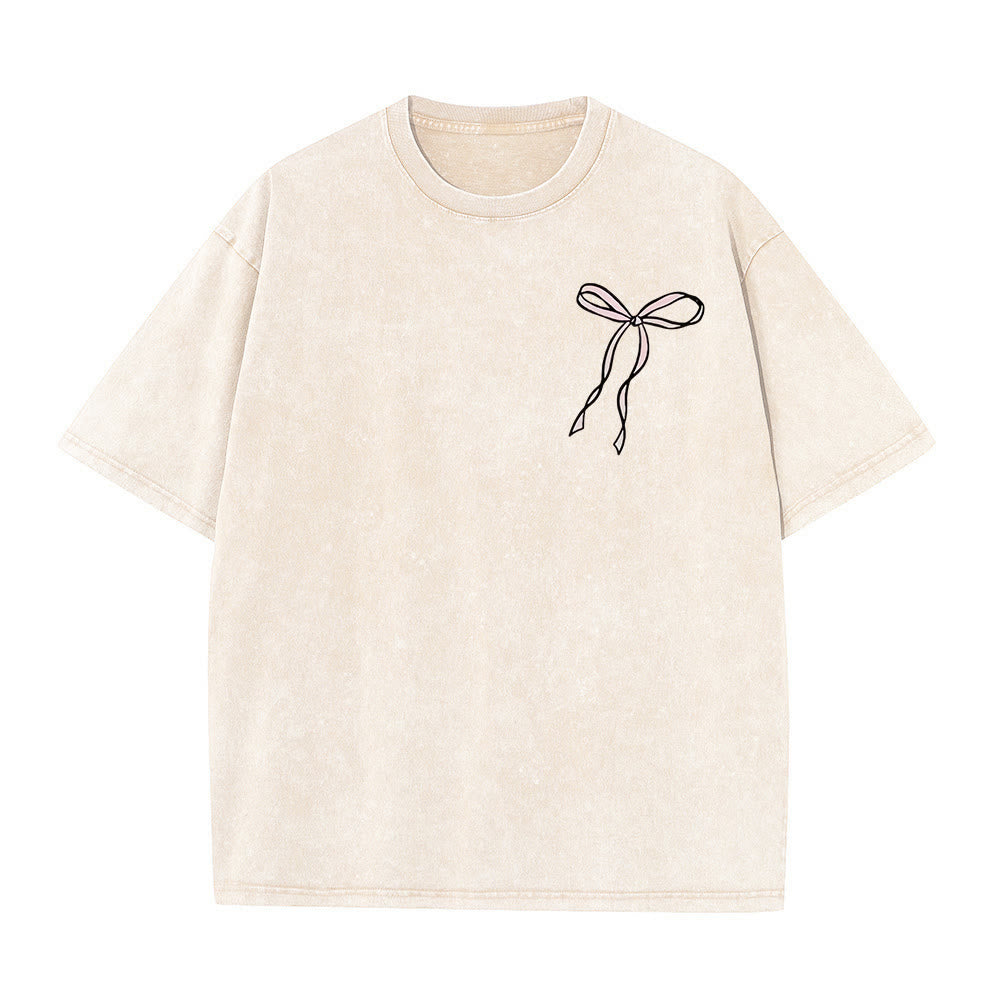 T-shirt unisexe délavé Christianartworkshop « La foi plutôt que la peur » - image 4