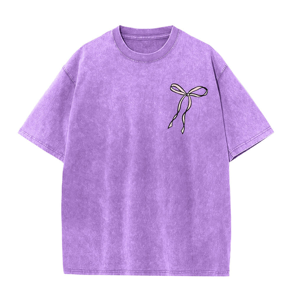 T-shirt unisexe délavé Christianartworkshop « La foi plutôt que la peur » - image 12