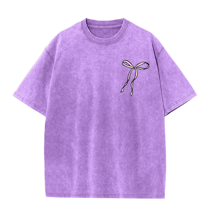 T-shirt unisexe délavé Christianartworkshop « La foi plutôt que la peur » - image 12