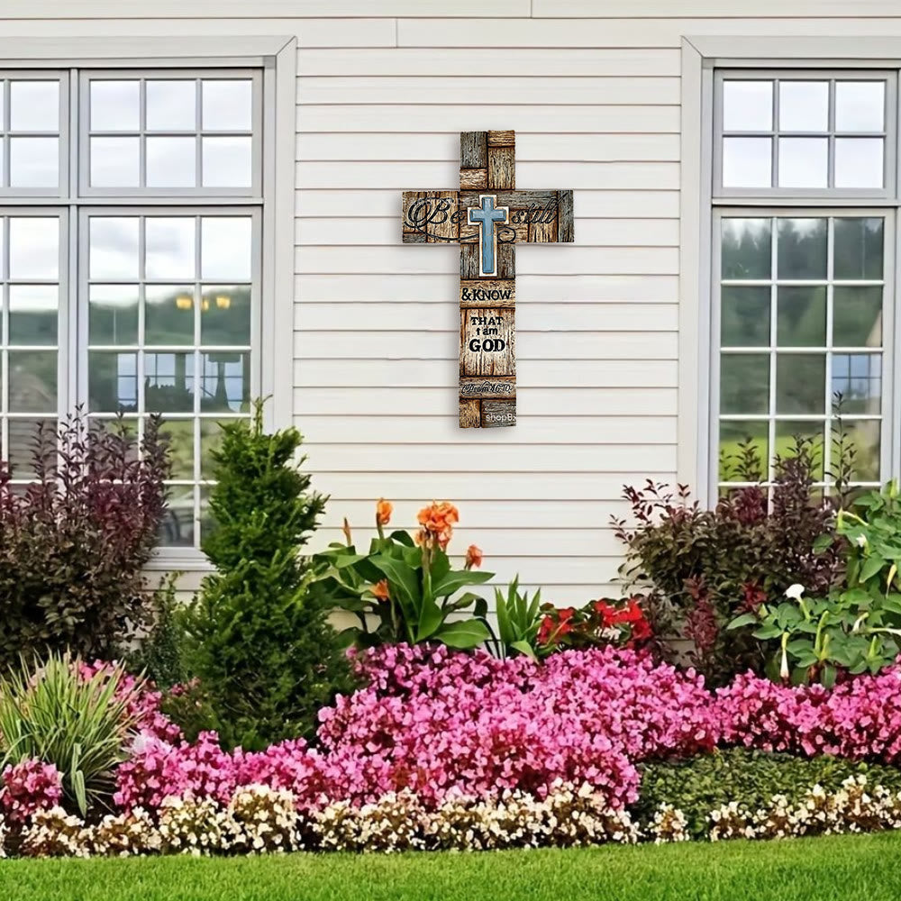 Christianartworkshop Collection de croix rustiques en bois : Sa paix dans chaque grain - image 7