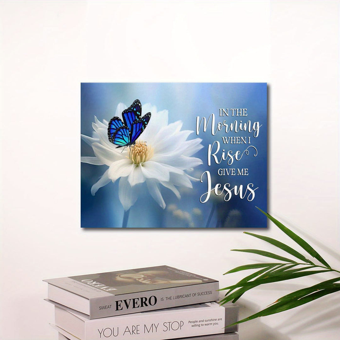 Christianartworkshop Affiche murale « Au matin, quand je me lève » : Sa paix dans la lumière de l’aube - image 1
