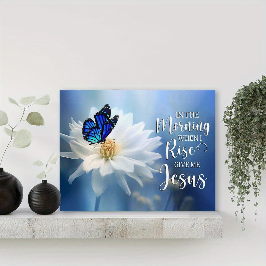 Christianartworkshop Affiche murale « Au matin, quand je me lève » : Sa paix dans la lumière de l’aube - image 3