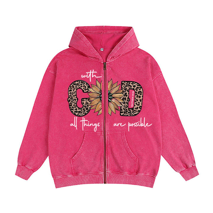 Christianartworkshop - Veste à capuche zippée avec motif tournesol inspiré par Dieu : un rappel quotidien de la foi - Rose - 2XL - image 10