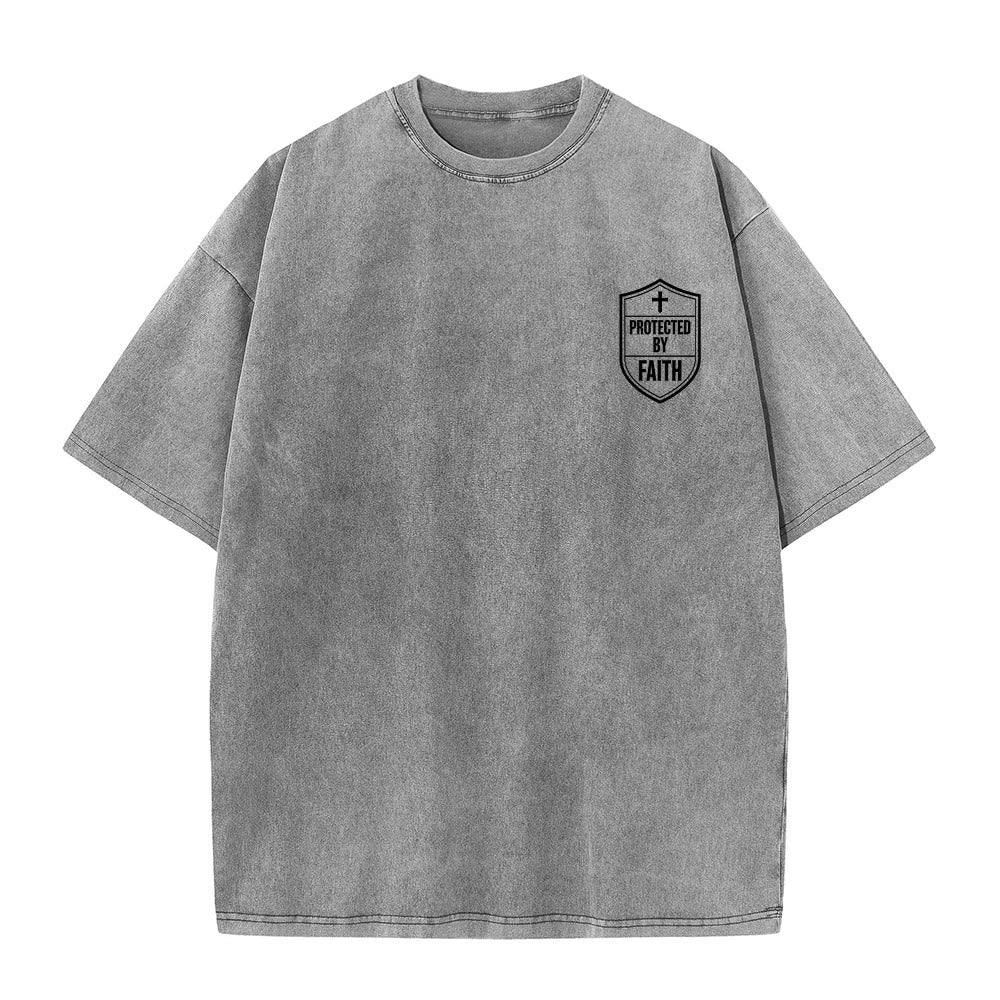 T-shirt unisexe délavé « Force en lui » (Ésaïe 40:31) - Christianartworkshop - image 7