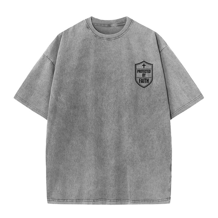 T-shirt unisexe délavé « Force en lui » (Ésaïe 40:31) - Christianartworkshop - image 7