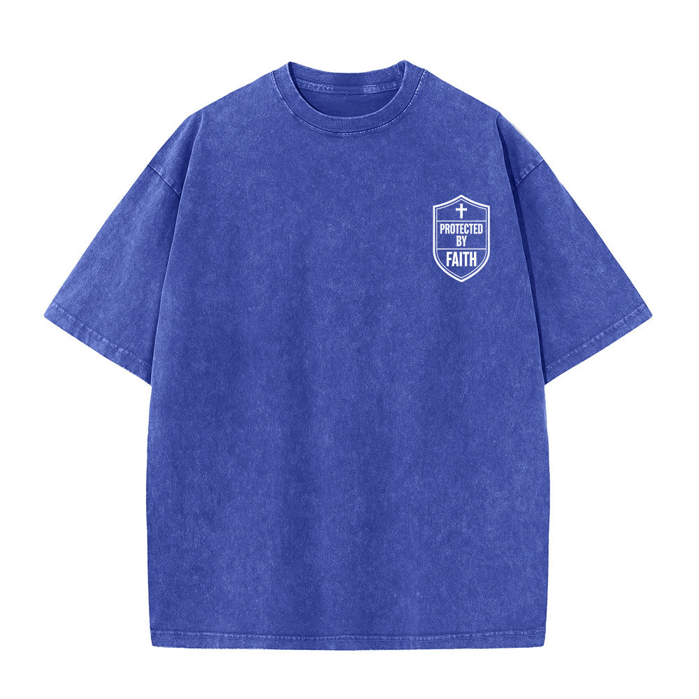 T-shirt unisexe délavé « Force en lui » (Ésaïe 40:31) - Christianartworkshop - image 13