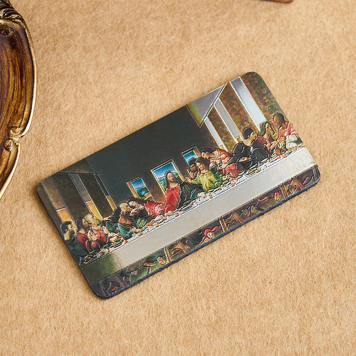 Christianartworkshop Aimant de réfrigérateur en résine La Cène : un rappel quotidien du dernier repas et du sacrifice de Jésus - image 8