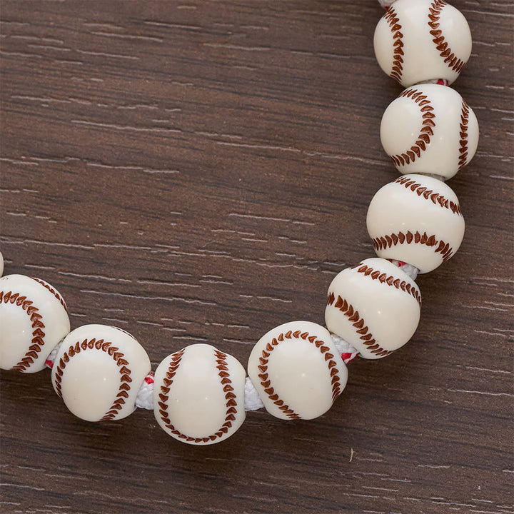 Chapelet de poche à perles de baseball avec crucifix en forme de colombe et médaille de la Miséricorde divine, fabriqué par Christianartworkshop - image 6