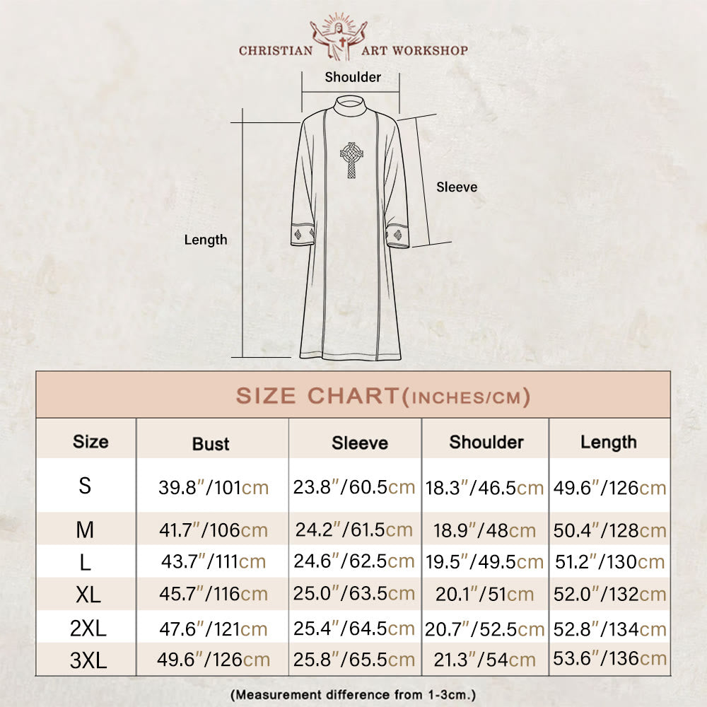 Christianartworkshop Soutane blanche multi-styles : Idéale pour le culte et les rituels religieux - image 1