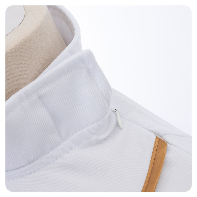 Christianartworkshop - Robe de clergé en soutane blanche multi-styles : Idéale pour le culte et les rituels religieux - image 7