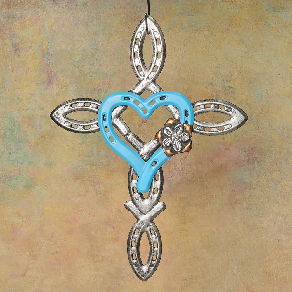 Christianartworkshop Décoration murale Croix et Cœur : Amour et Foi pour les espaces spirituels - image 6