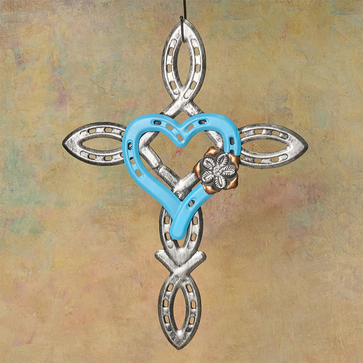 Christianartworkshop Décoration murale Croix et Cœur : Amour et Foi pour les espaces spirituels - image 6