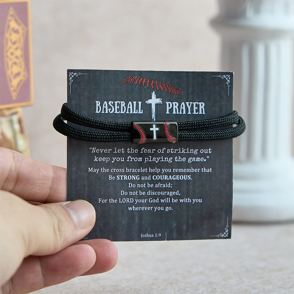 Bracelet en paracorde avec croix Christianartworkshop pour basketball, football et baseball : Compagnon de foi et de sport - Base-ball - image 6