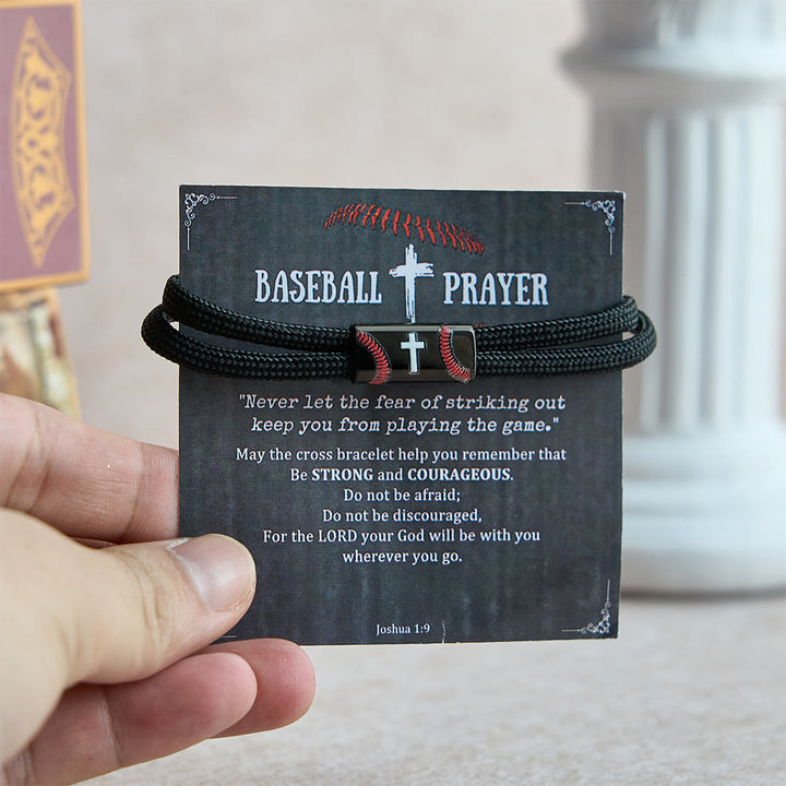 Bracelet en paracorde avec croix Christianartworkshop pour basketball, football et baseball : Compagnon de foi et de sport - Base-ball - image 6
