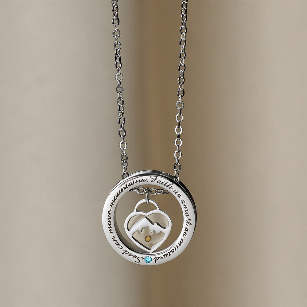 Collier « Foi comme graine de moutarde » de Christianartworkshop : Breloques variées et symbole sacré à porter au quotidien - Mont du Cœur - image 12