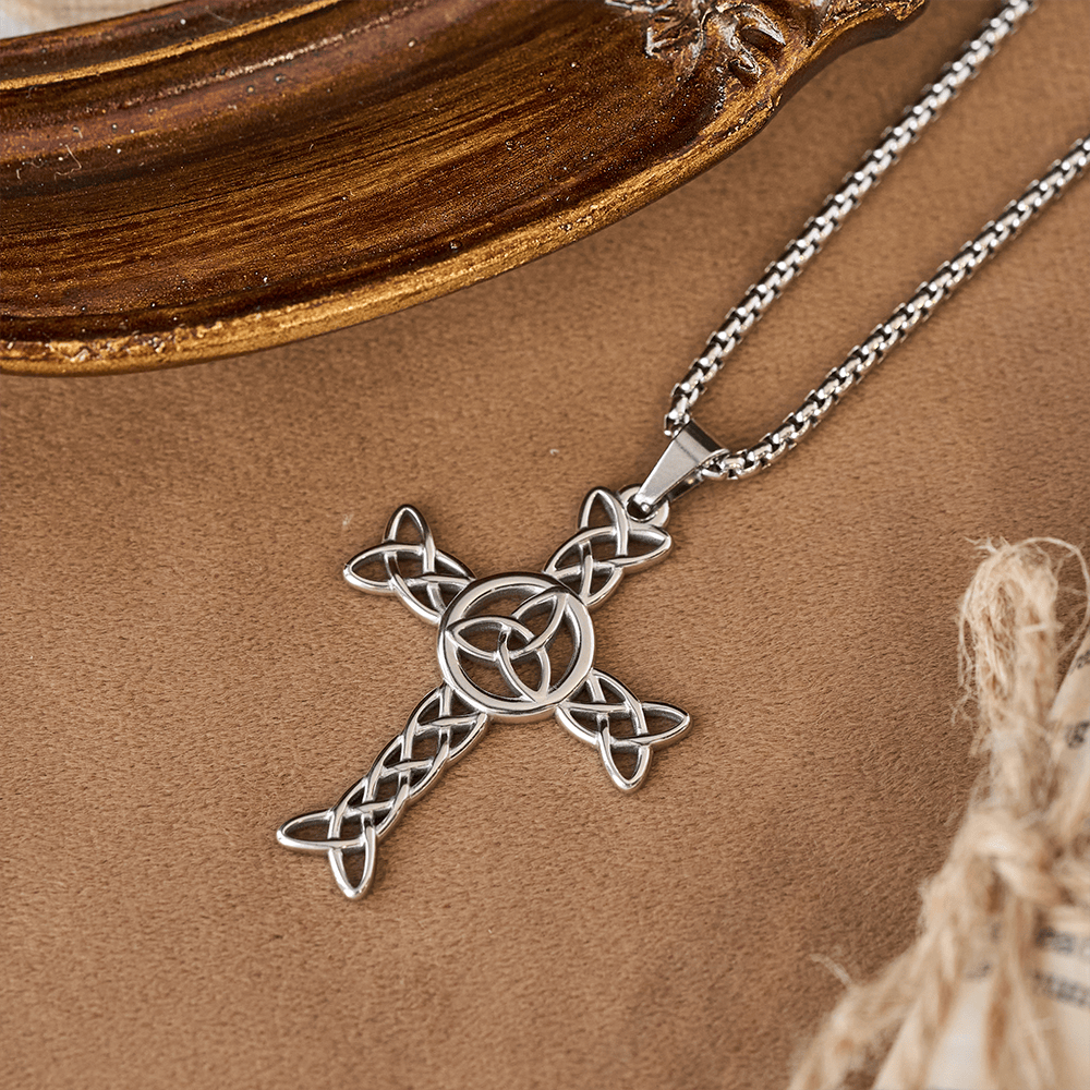 Christianartworkshop Croix irlandaise de Saint Patrick : un rappel tactile de la foi pour les routines quotidiennes - image 6