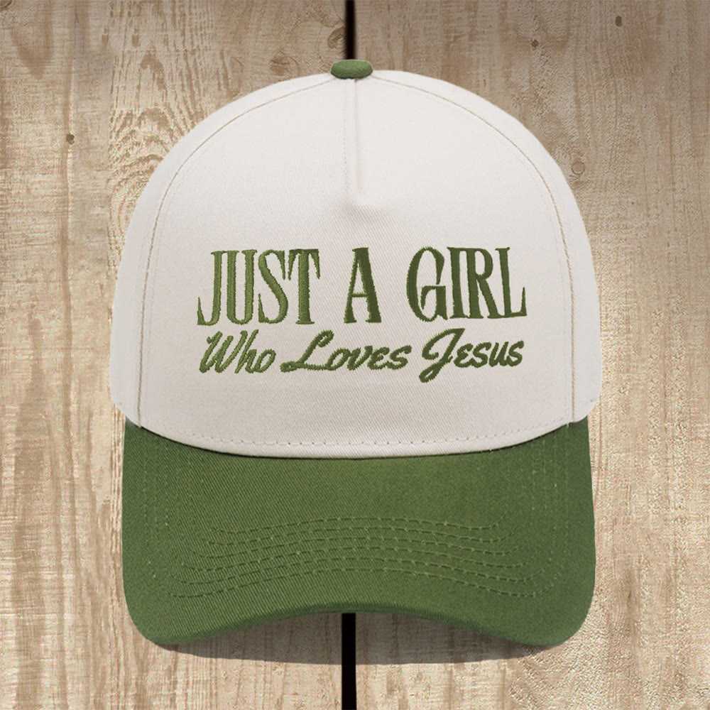 Christianartworkshop Casquette de baseball structurée « Juste une fille qui aime Jésus » : Affichez votre dévotion avec fierté - Vert foncé - image 11