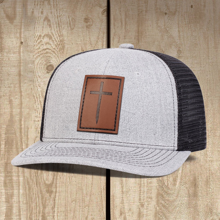 Christianartworkshop Casquette Rugged Cross Trucker : Un témoignage de foi affirmé au quotidien - Gris - image 2