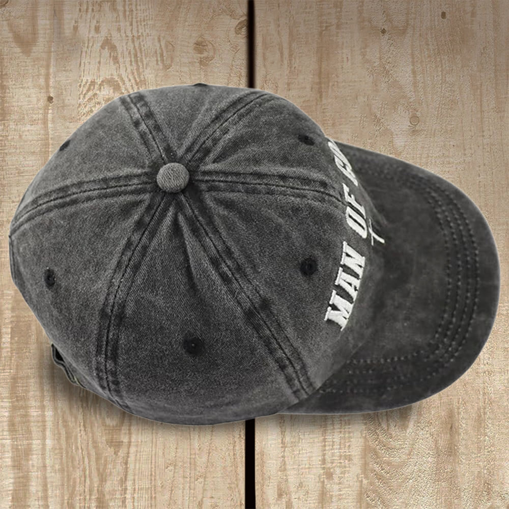 Christianartworkshop Casquette de baseball en coton lavé « Homme de Dieu » : Affichez fièrement votre identité divine - image 5