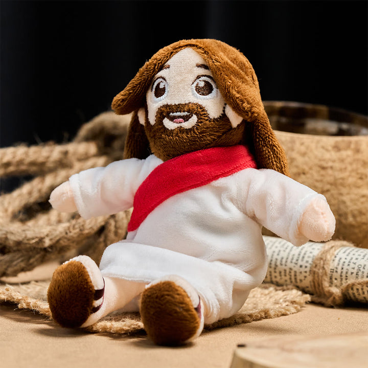 Poupée en peluche Jésus de Christianartworkshop : incarne l'amour divin et le réconfort tendre - Jésus - image 0