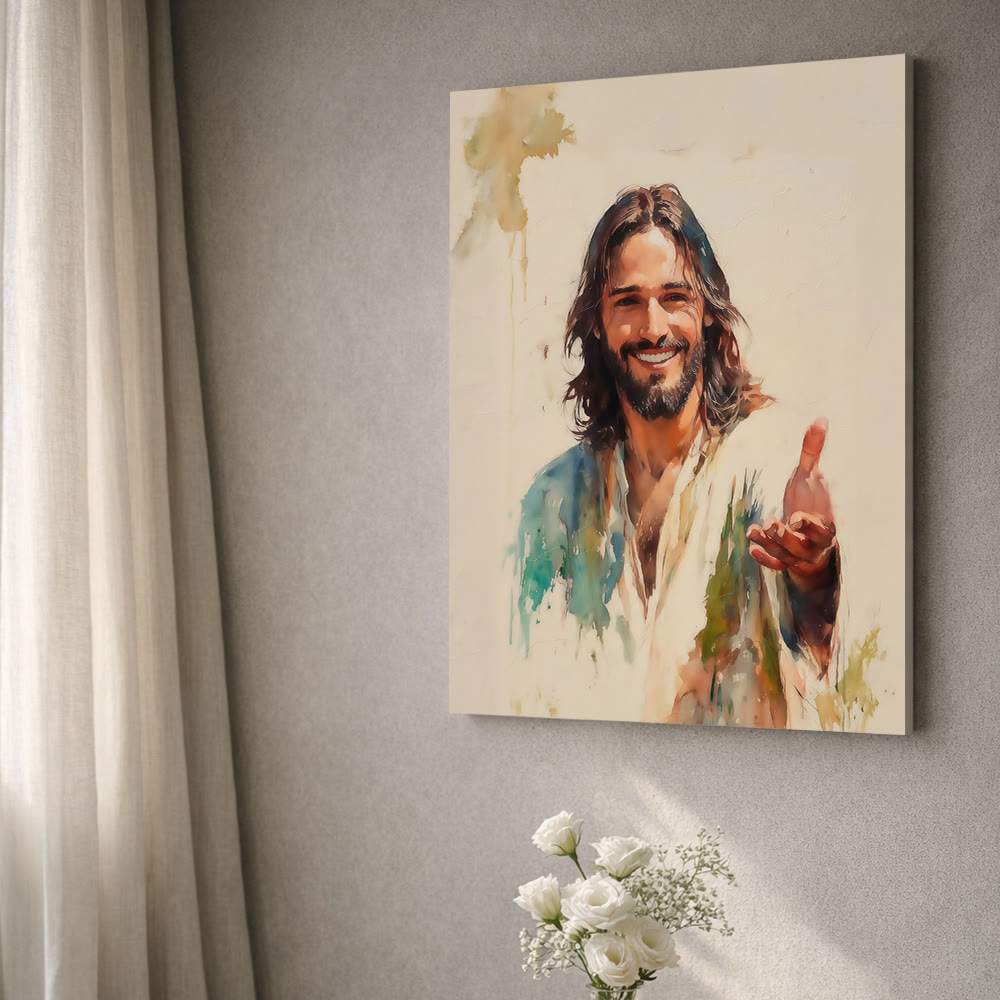 Christianartworkshop Affiches murales représentant la main tendue de Jésus : un symbole de sa grâce accueillante - image 3