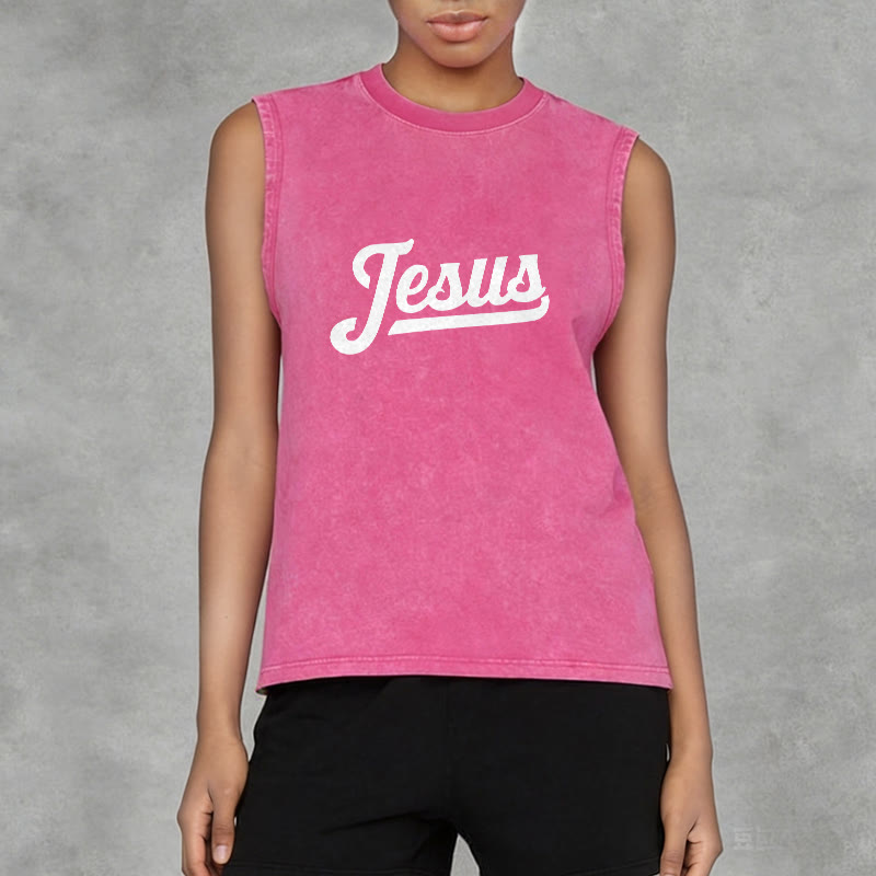 Christianartworkshop Jésus : Croquis de la Couronne d'Épines Débardeur unisexe délavé - image 19