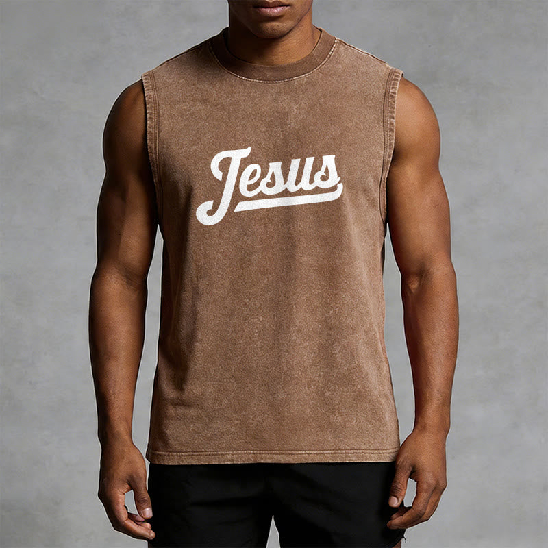 Christianartworkshop Jésus : Croquis de la Couronne d'Épines Débardeur unisexe délavé - image 31