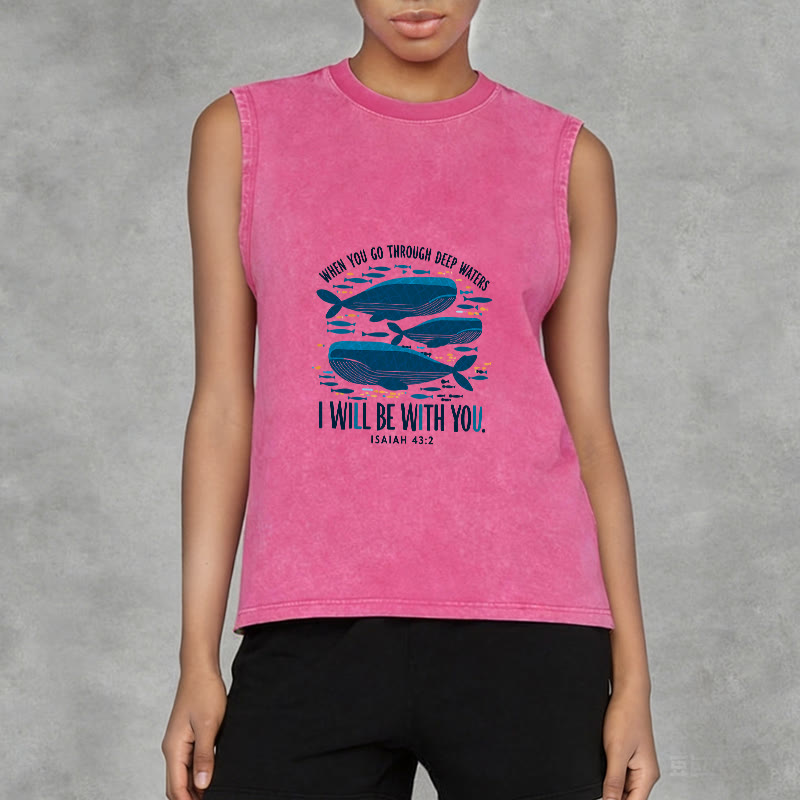 Débardeur unisexe délavé à motif floral « Jésus t’aime » de Christianartworkshop - image 8