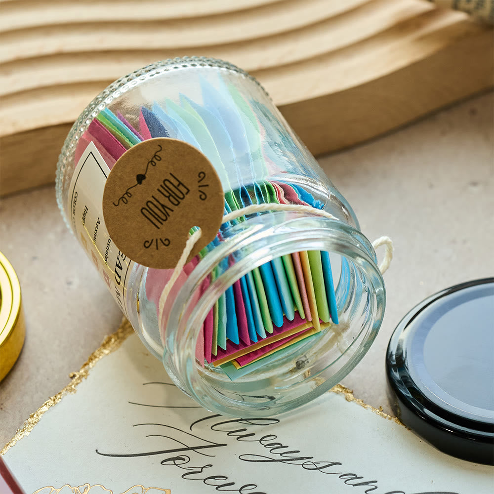 Christianartworkshop Bocal à versets bibliques de couleur avec couvercle en liège et coffret cadeau : un rappel tangible des Écritures - image 23