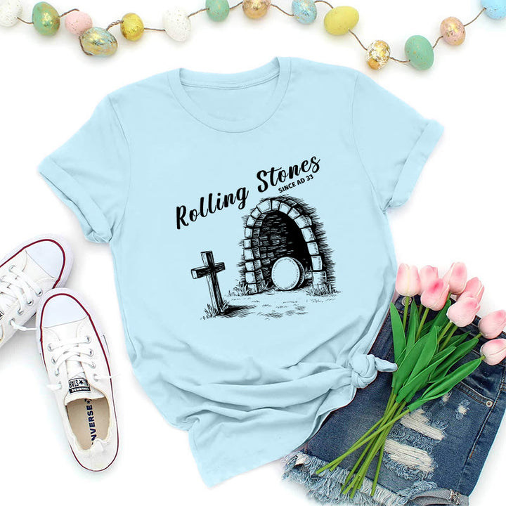 Christianartworkshop T-shirt premium Rolling Stones Resurrection - Bleu - 2XL - image 8