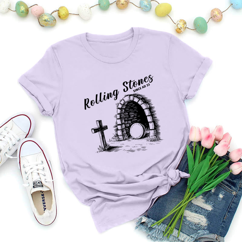 Christianartworkshop T-shirt premium Rolling Stones Resurrection - Violet - 2XL - image 6