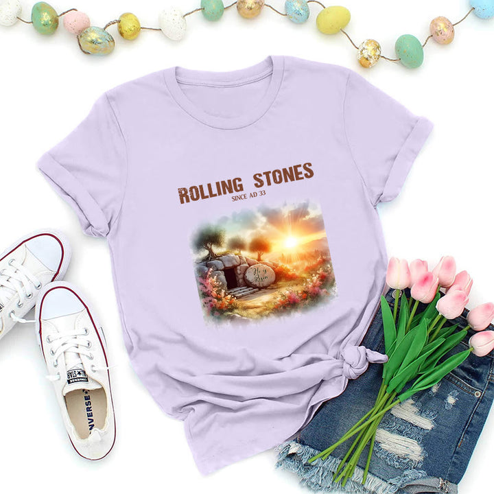 Christianartworkshop T-shirt Rolling Stones inspiré par la foi - Violet - 2XL - image 7