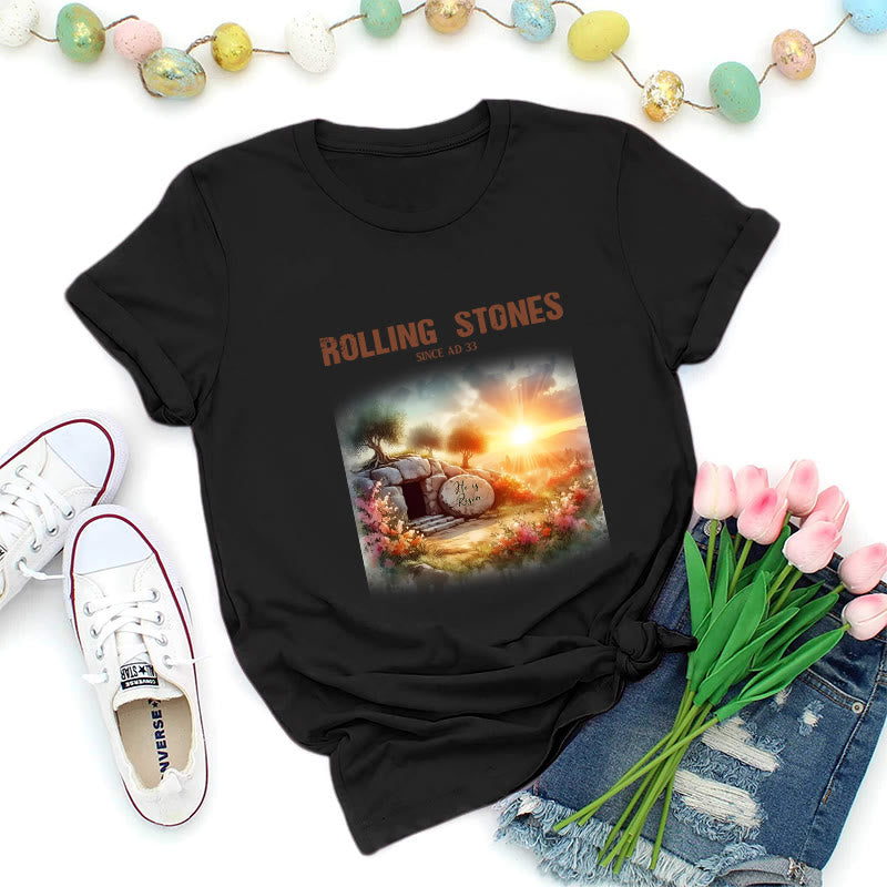 Christianartworkshop T-shirt Rolling Stones inspiré par la foi - Noir - 2XL - image 5