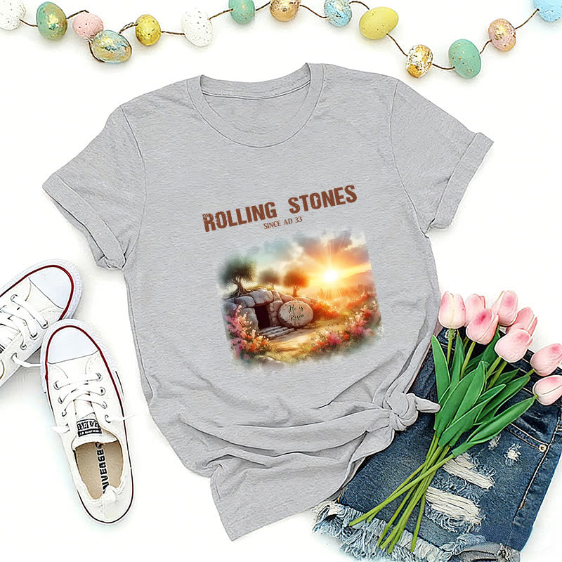 Christianartworkshop T-shirt Rolling Stones inspiré par la foi - Gris - 2XL - image 3