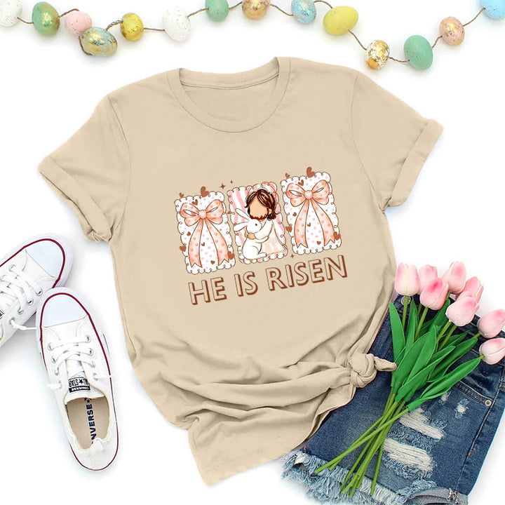 Christianartworkshop T-shirt de Pâques pour fille, Résurrection - Beige - 2XL - image 4