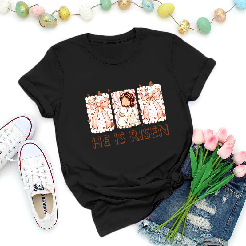 Christianartworkshop T-shirt de Pâques pour fille, Résurrection - Noir - 2XL - image 8