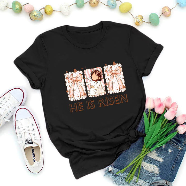 Christianartworkshop T-shirt de Pâques pour fille, Résurrection - Noir - 2XL - image 8