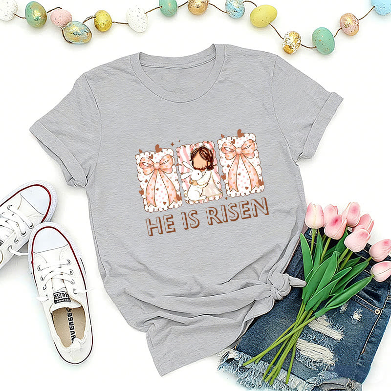 Christianartworkshop T-shirt de Pâques pour fille, Résurrection - Gris - 2XL - image 6
