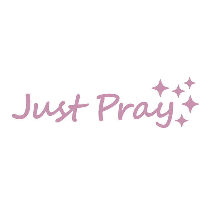 Christianartworkshop Autocollant « Just Pray Star Accent » pour voiture : un rappel quotidien de dévotion et de prière pour votre véhicule - Rose - Lot de 10 - image 7