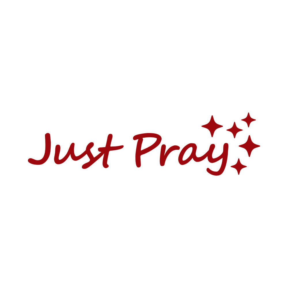 Christianartworkshop Autocollant « Just Pray Star Accent » pour voiture : un rappel quotidien de dévotion et de prière pour votre véhicule - Rouge - Lot de 10 - image 10