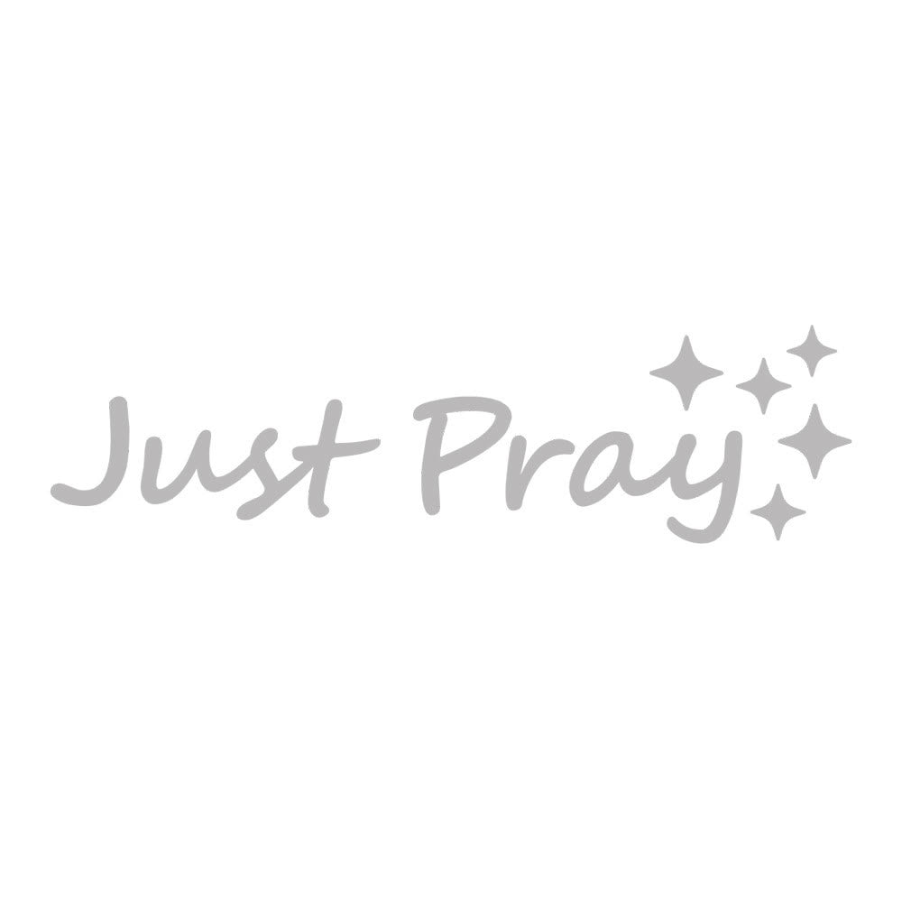 Christianartworkshop Autocollant « Just Pray Star Accent » pour voiture : un rappel quotidien de dévotion et de prière pour votre véhicule - Argent - Lot de 10 - image 13