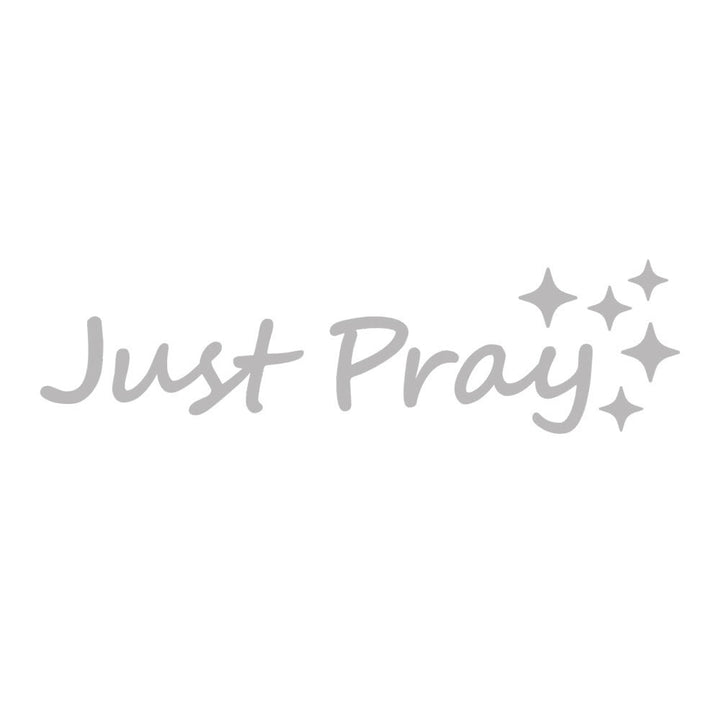 Christianartworkshop Autocollant « Just Pray Star Accent » pour voiture : un rappel quotidien de dévotion et de prière pour votre véhicule - Argent - Lot de 10 - image 13